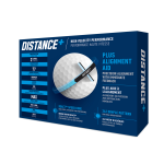 Distance+ Golf Balls White