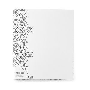 ZEN  COLORING BOOK ANTI-STRESS SOFT COVER JOURNAL