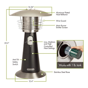 Cuisinart Outdoors® Tabletop Patio Heater