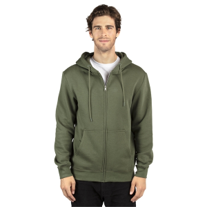 Threadfast Unisex Ultimate Fleece Full-Zip Hooded Sweatshirt